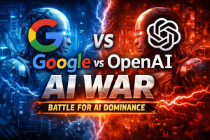 Read more about the article Google vs OpenAI AI War 2026: Who Is Winning the Battle for AI Dominance?