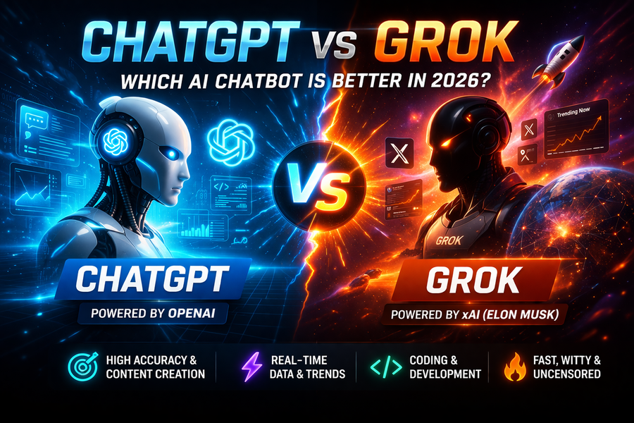ChatGPT vs Grok (2026): Full Comparison, Features & Which AI Is Better?