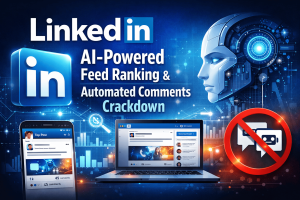 Read more about the article LinkedIn AI Feed Ranking: LinkedIn Cracks Down on Automated Comments