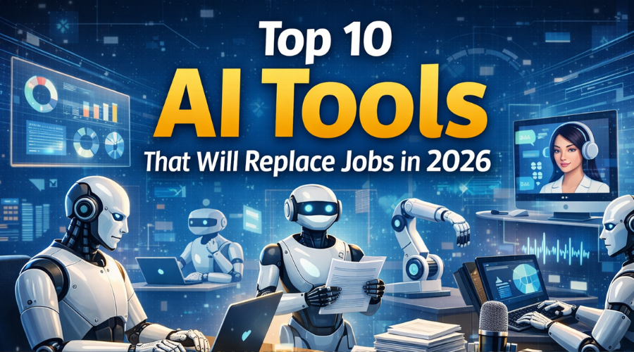 Top 10 AI Tools That Will Replace Jobs in 2026